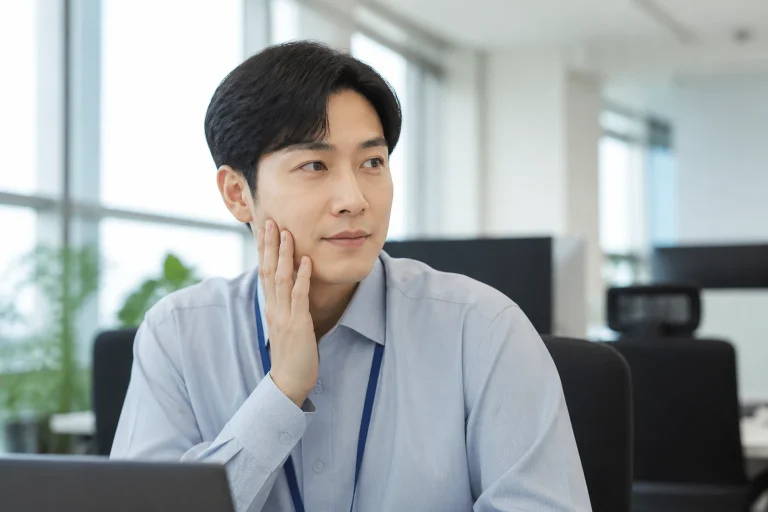깨진 어금니 상태와 진료 준비를 설명하는 사진